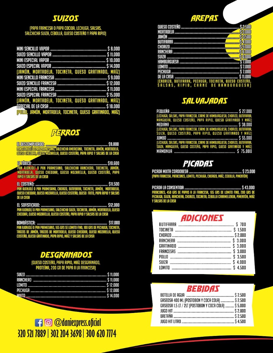Menu Dani Express-2