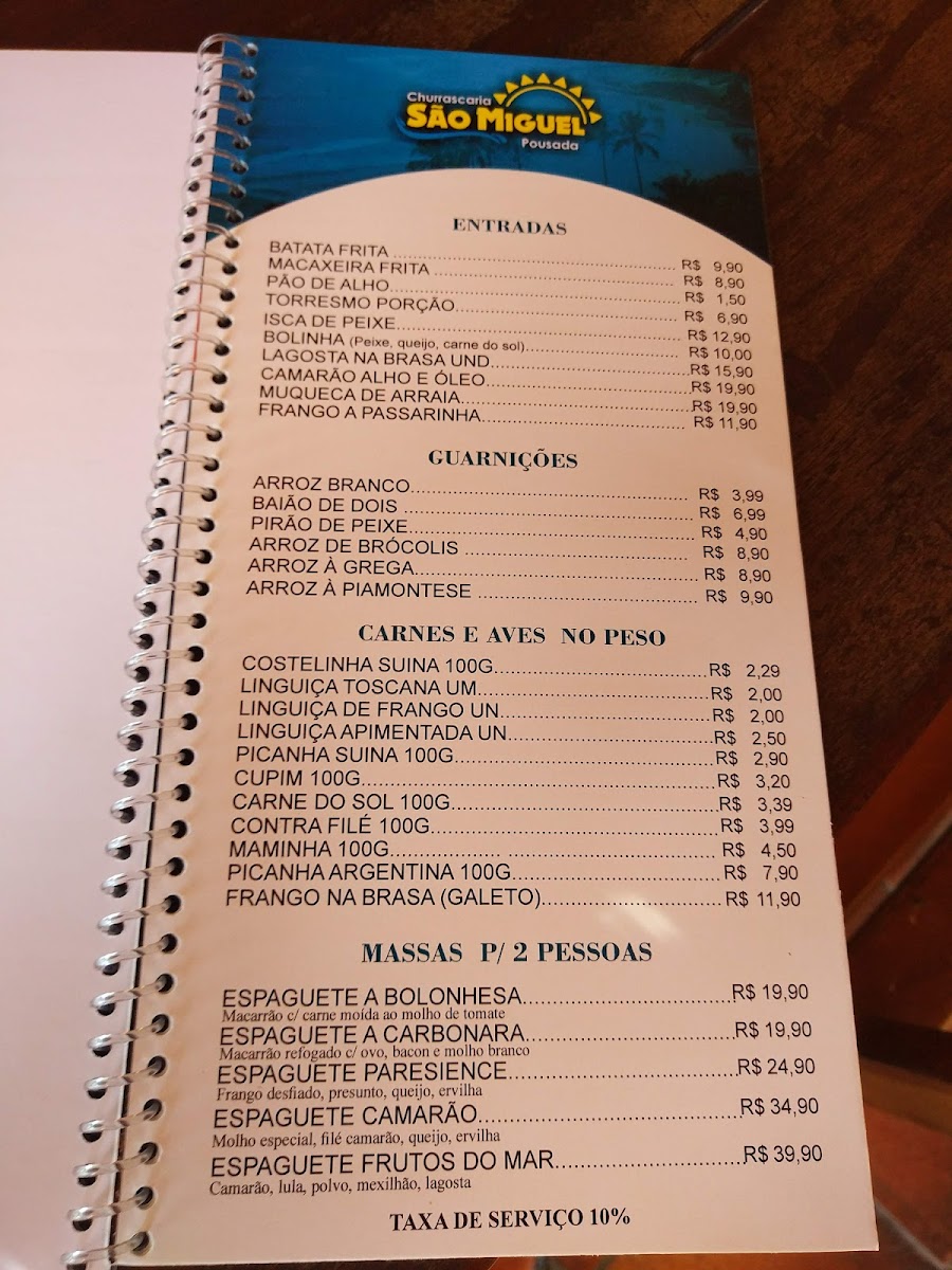 Menu Daniel's Grill Pousada / Restaurante E Pizzaria Onil-1