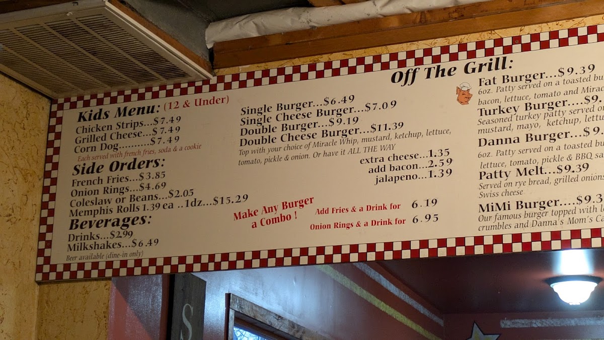 Menu Danna’S Bbq And Burger Shop-5