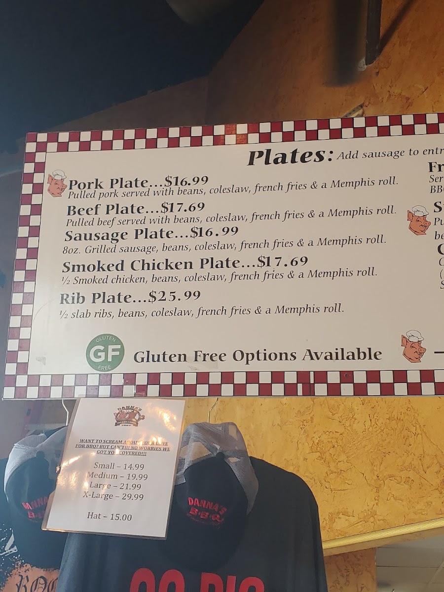 Menu Danna’S Bbq And Burger Shop-9