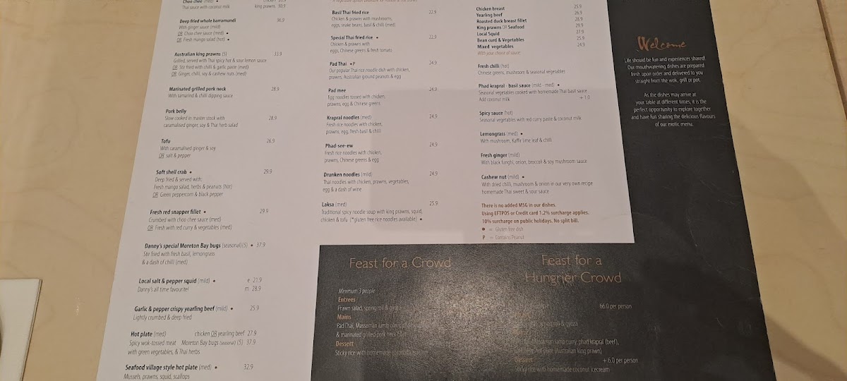 Menu Danny's Thai Bistro-10