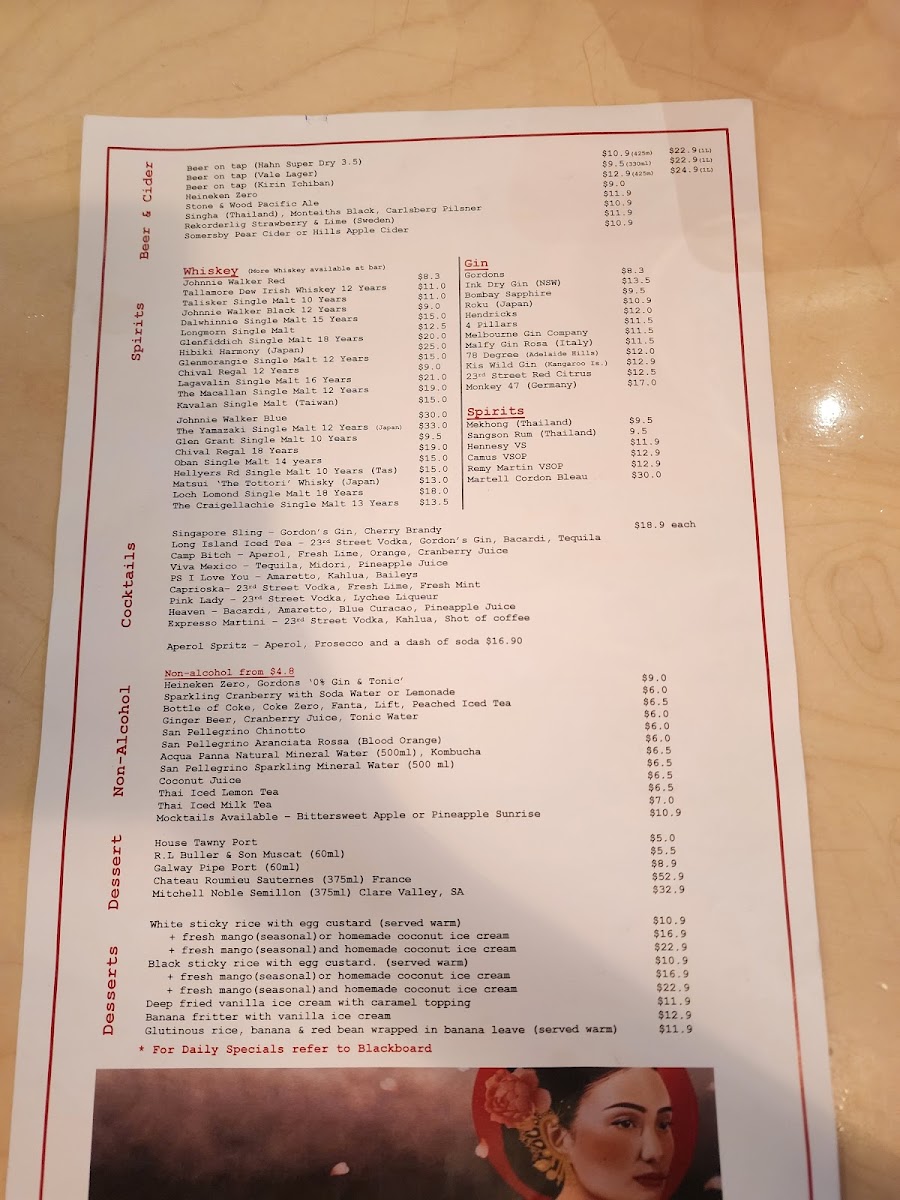 Menu Danny's Thai Bistro-2