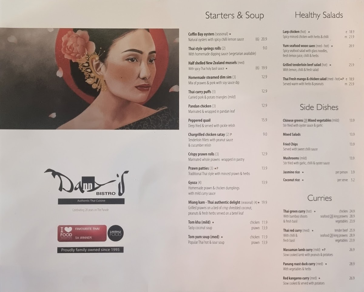 Menu Danny's Thai Bistro-3