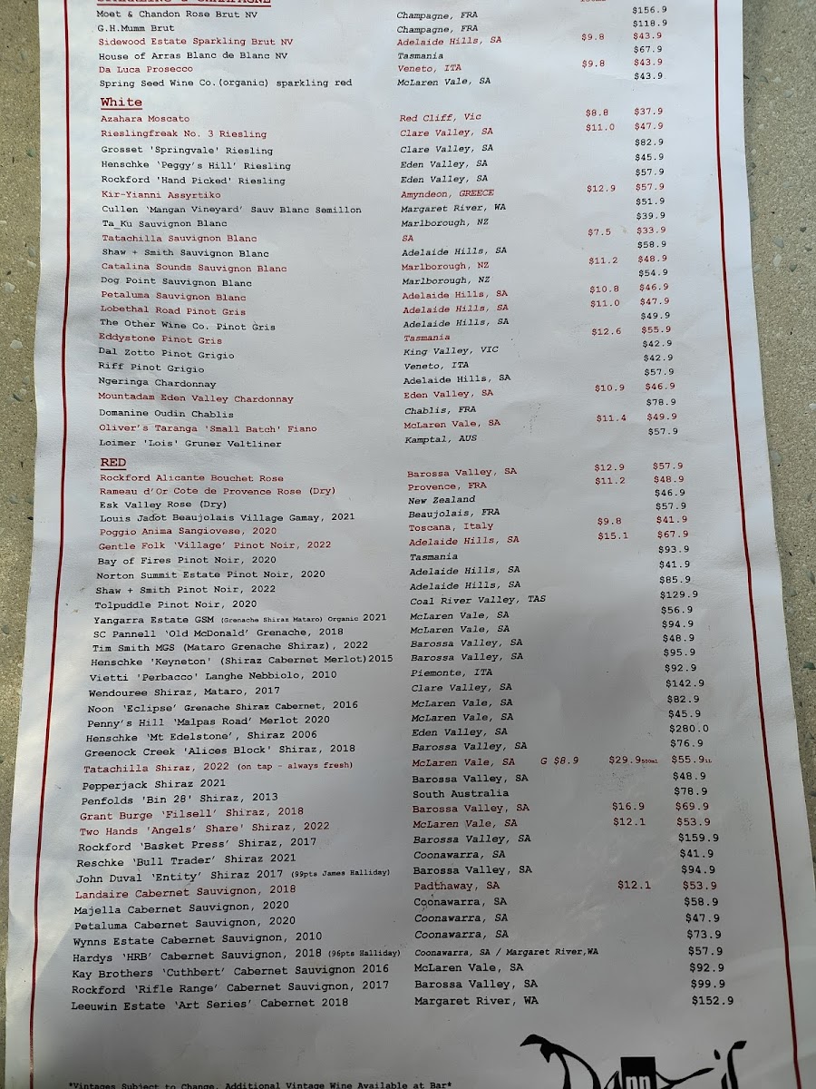 Menu Danny's Thai Bistro-8