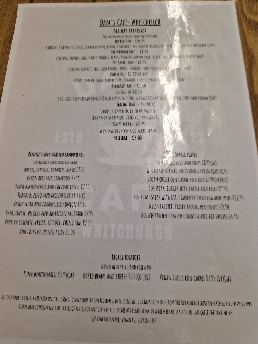 Menu Dan's Cafe-10