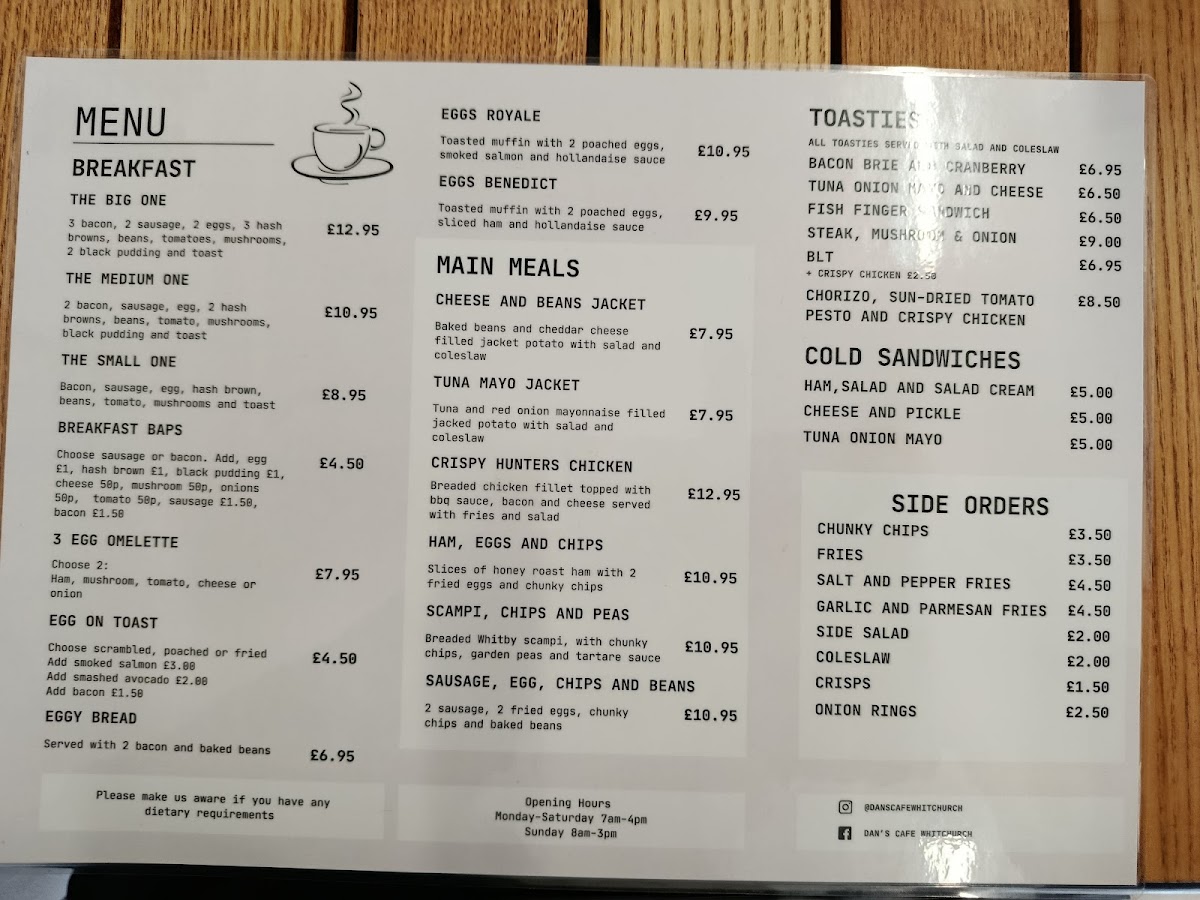 Menu Dan's Cafe-4