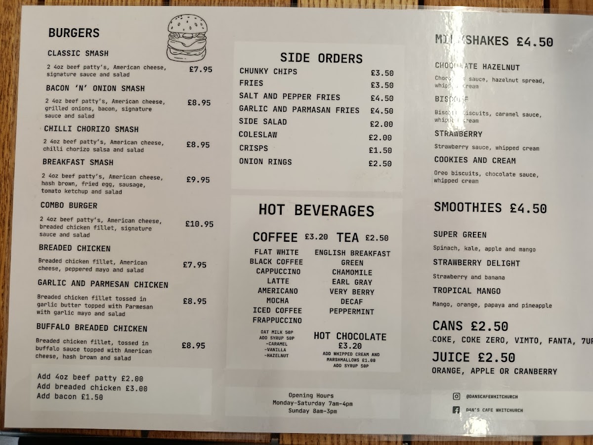 Menu Dan's Cafe-5