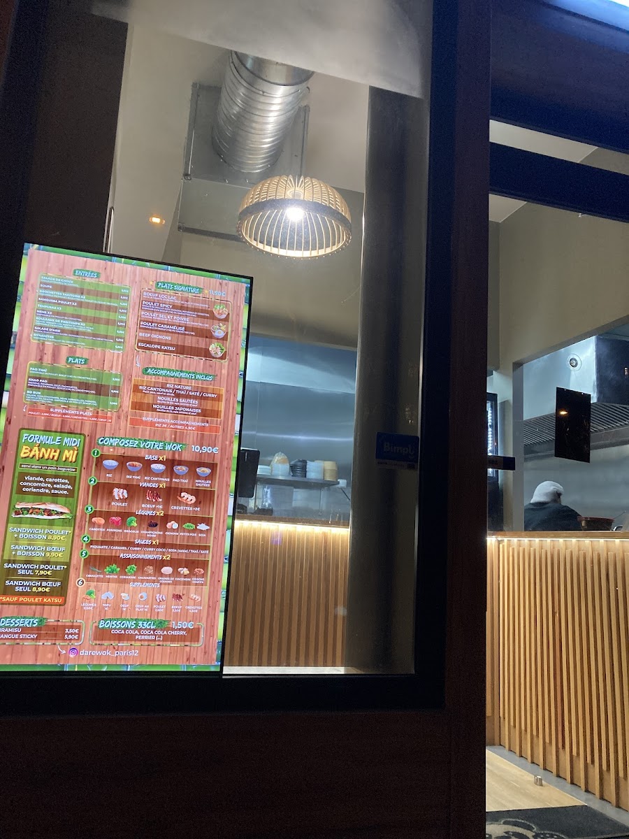 Menu Dare Wok Paris Thai-7