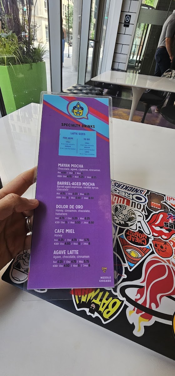 Menu Dark Matter Coffee - Meddle Coffee Bar-4