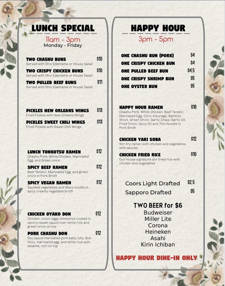 Menu Daruma Ramen Bar & Grill-3