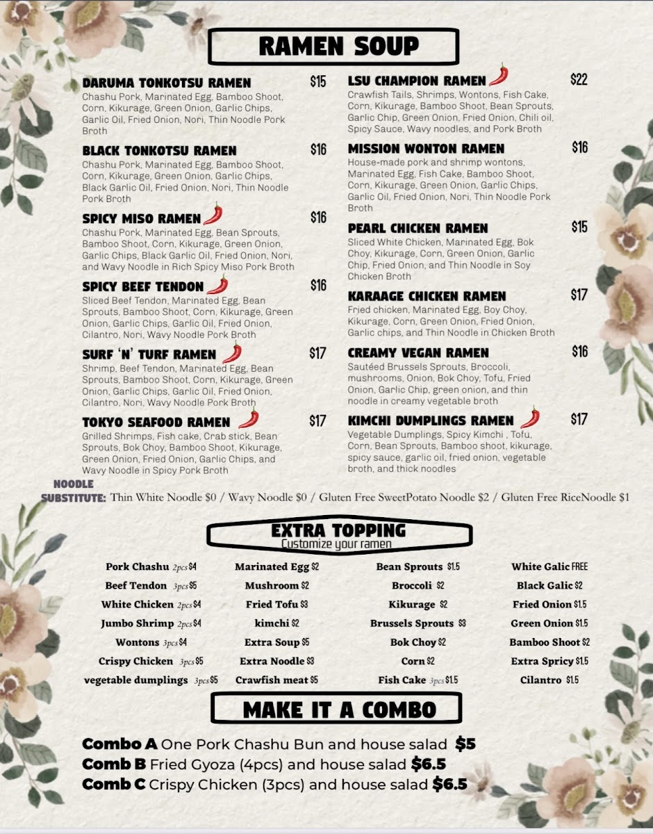 Menu Daruma Ramen Bar & Grill-6