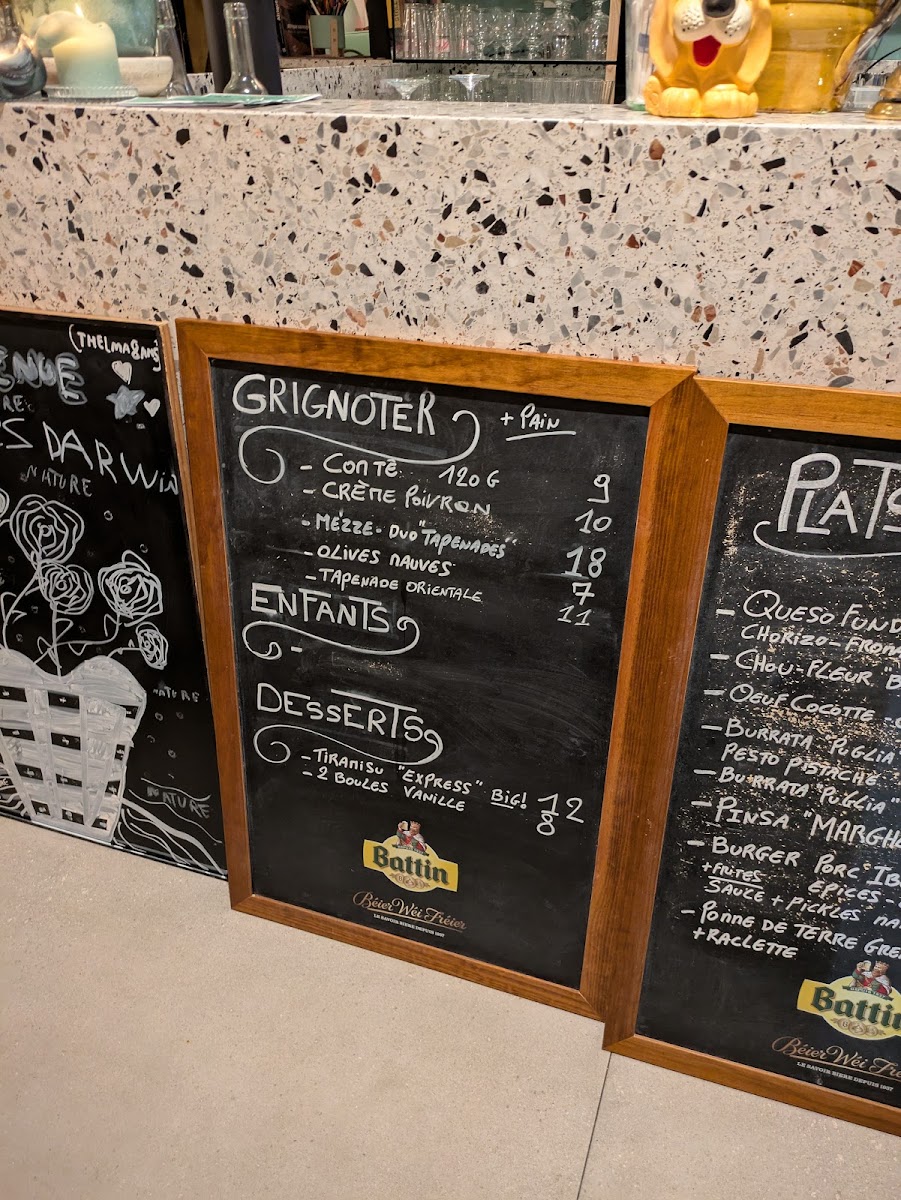 Menu Darwin-3