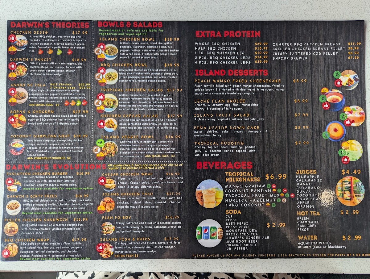 Menu Darwin's Charcoal Bbq Chicken-4