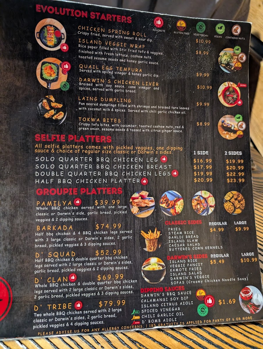 Menu Darwin's Charcoal Bbq Chicken-5