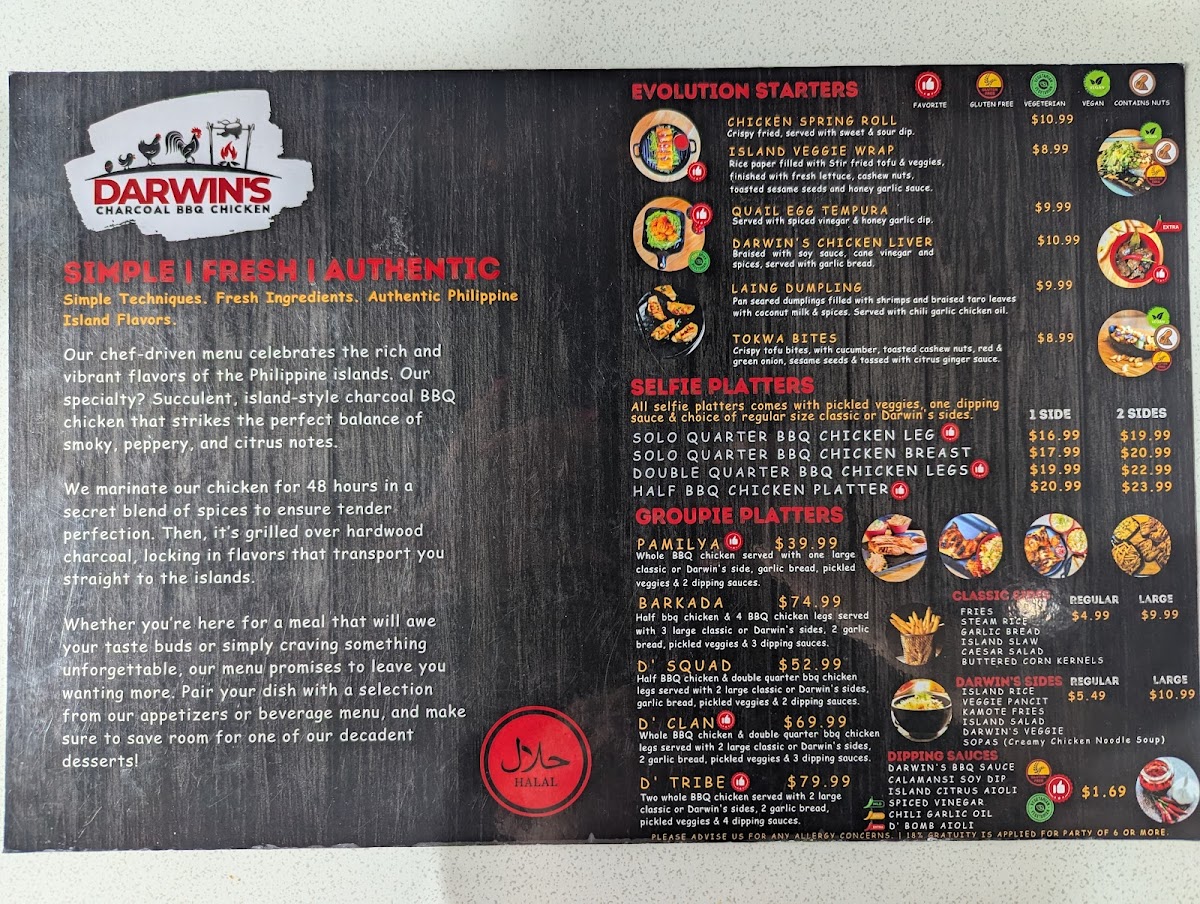 Menu Darwin's Charcoal Bbq Chicken-6