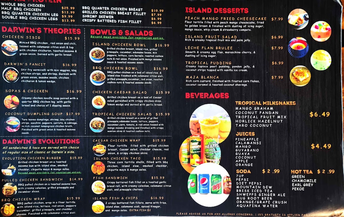 Menu Darwin's Charcoal Bbq Chicken-7