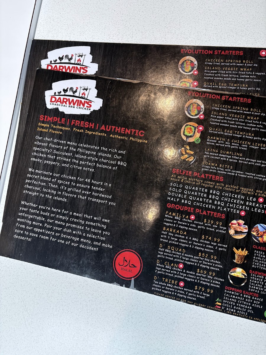 Menu Darwin's Charcoal Bbq Chicken-9