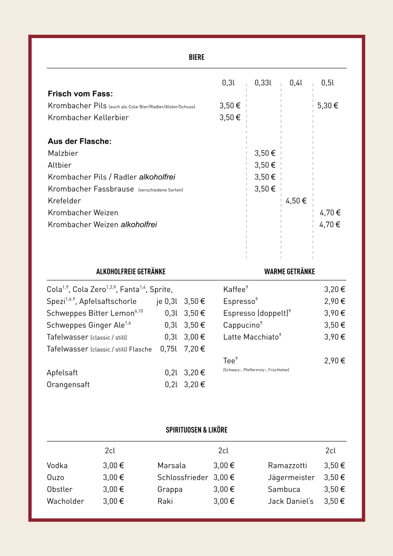 Menu Das Kesselhaus - Küche & Wein-6