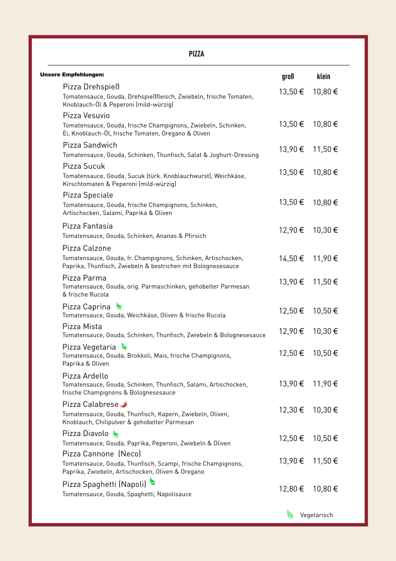 Menu Das Kesselhaus - Küche & Wein-7