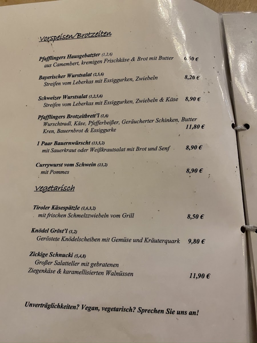 Menu Das Pfafflinger Gaststätte & Catering Neuburg-6