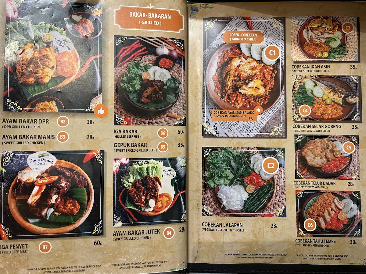 Menu Daun Pisang Resto Grand Batam Mall-2