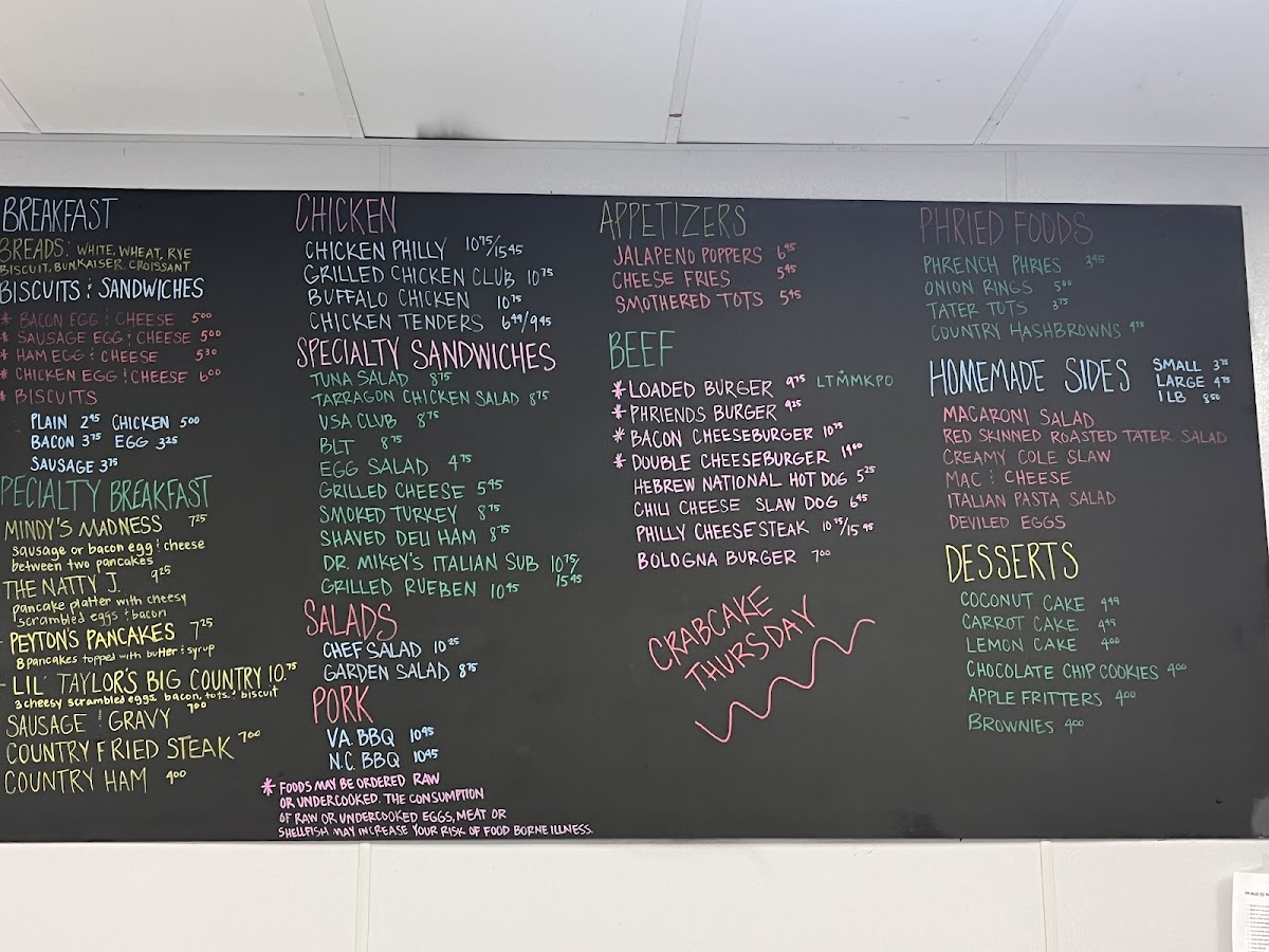 Menu Dave & Phriends Grill-2