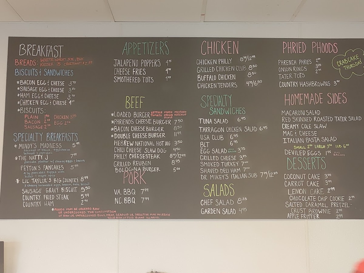 Menu Dave & Phriends Grill-3