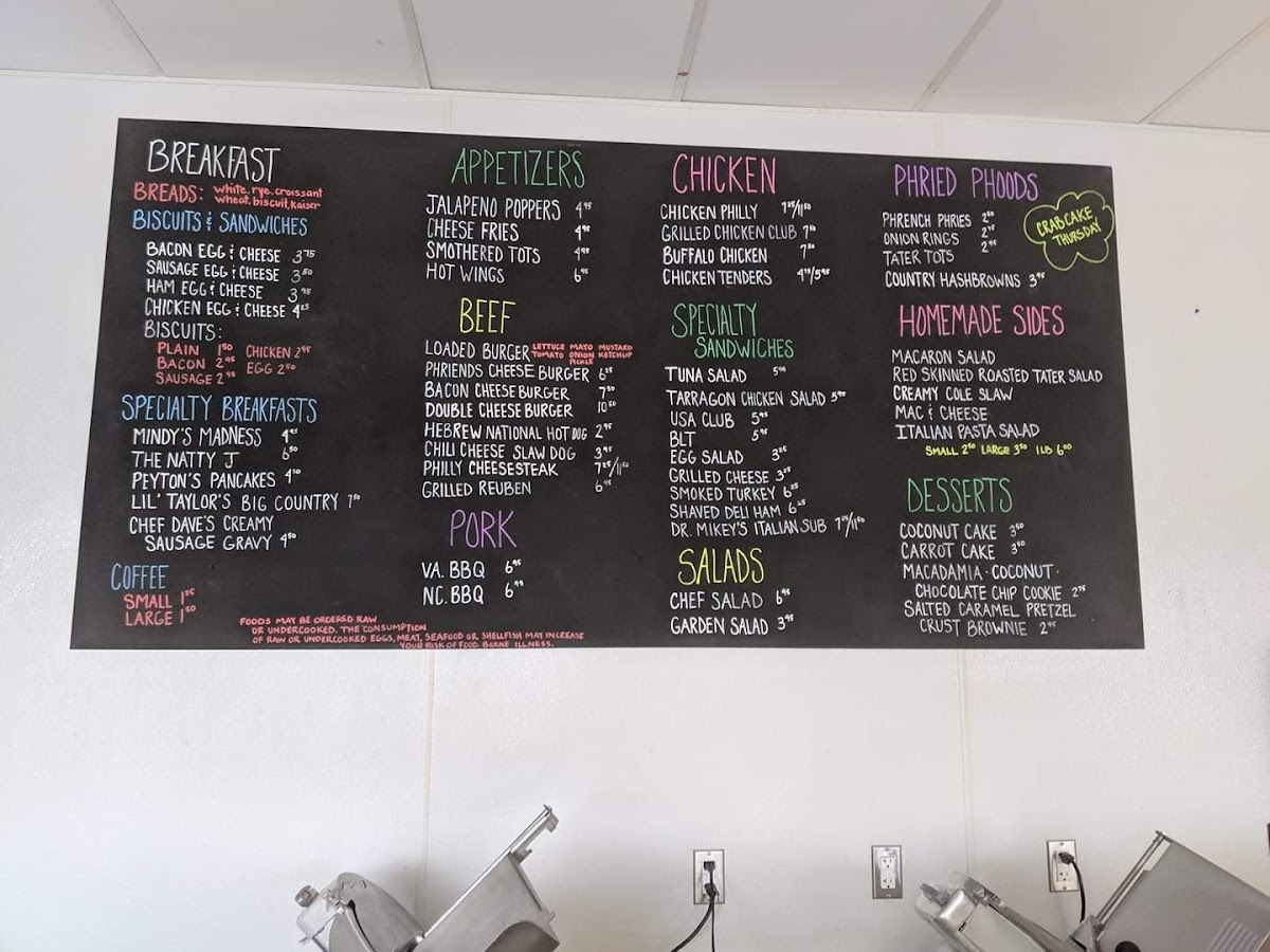 Menu Dave & Phriends Grill-4