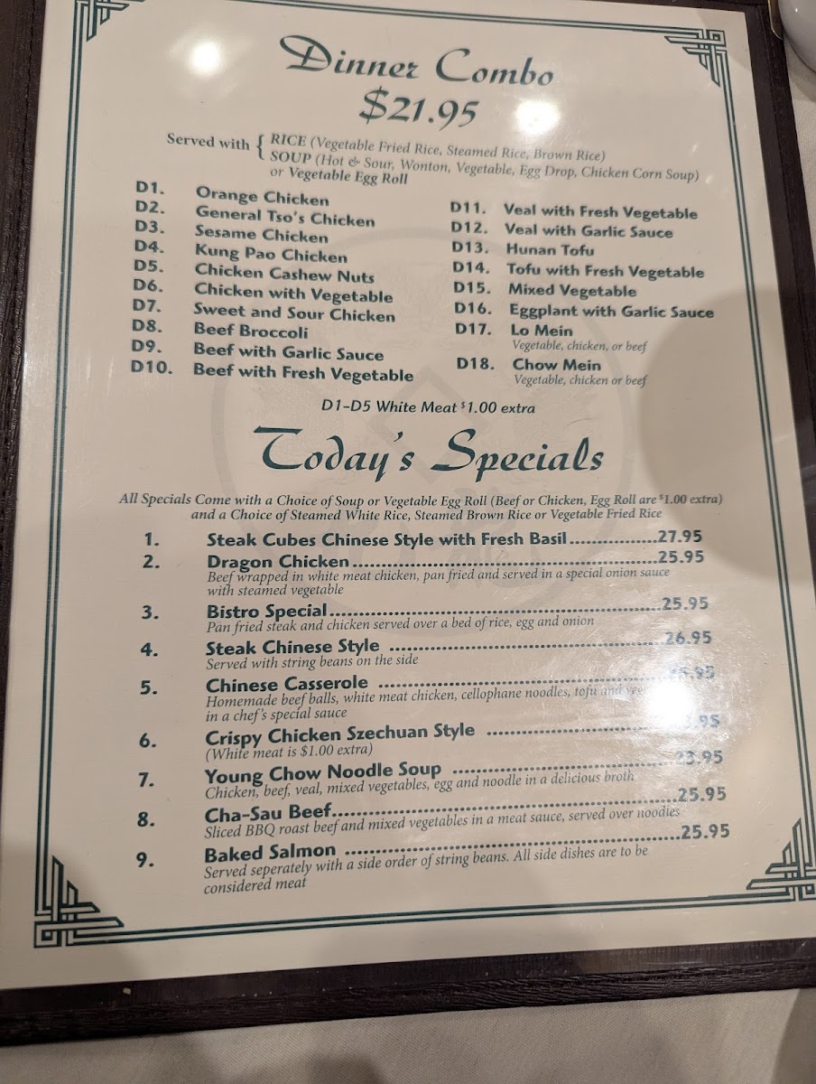 Menu David Chu's China Bistro-4