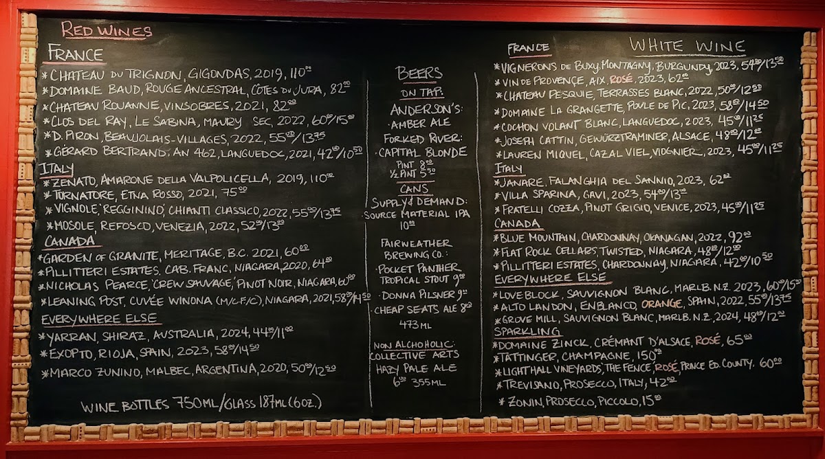 Menu David's Bistro-1