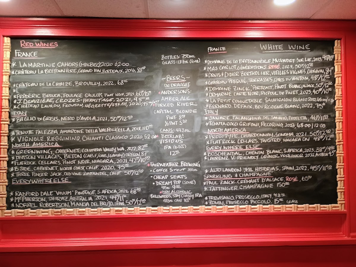 Menu David's Bistro-6
