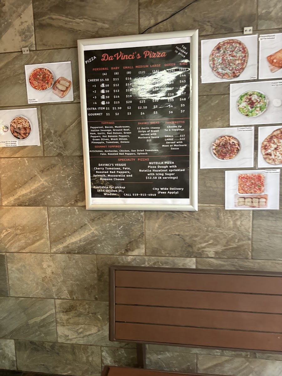 Menu Davinci's Pizza-2