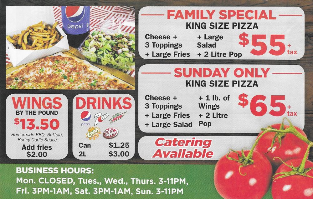Menu Davinci's Pizza-5