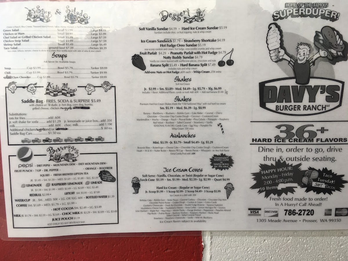 Menu Davy's Burger Ranch-10