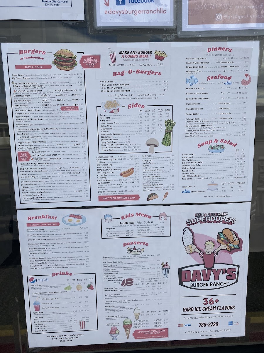 Menu Davy's Burger Ranch-8