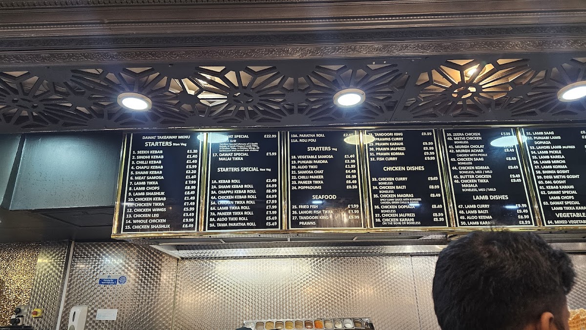 Menu Dawat Restaurant Norbury-1
