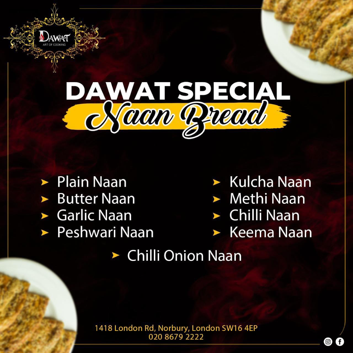 Menu Dawat Restaurant Norbury-5