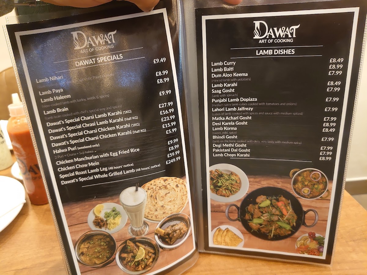 Menu Dawat Restaurant Norbury-9