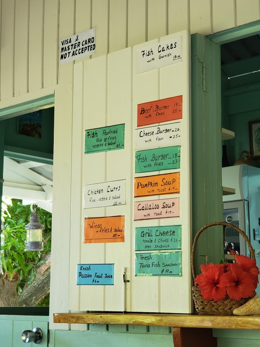 Menu Dawn's Creole Restaurant, Lower Bay Beach-2