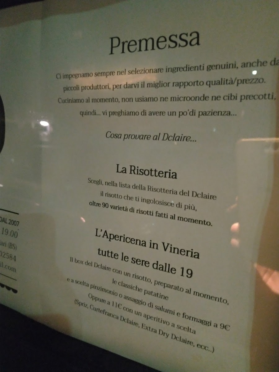 Menu Dclaire Risotteria-7