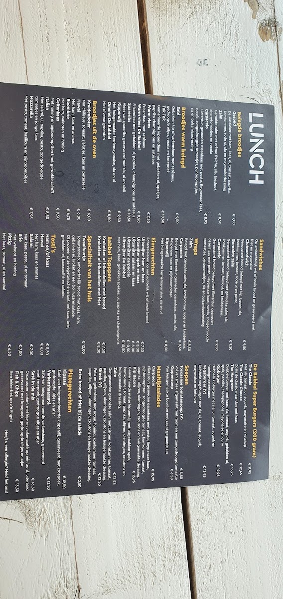 Menu De Babbel Apeldoorn-10