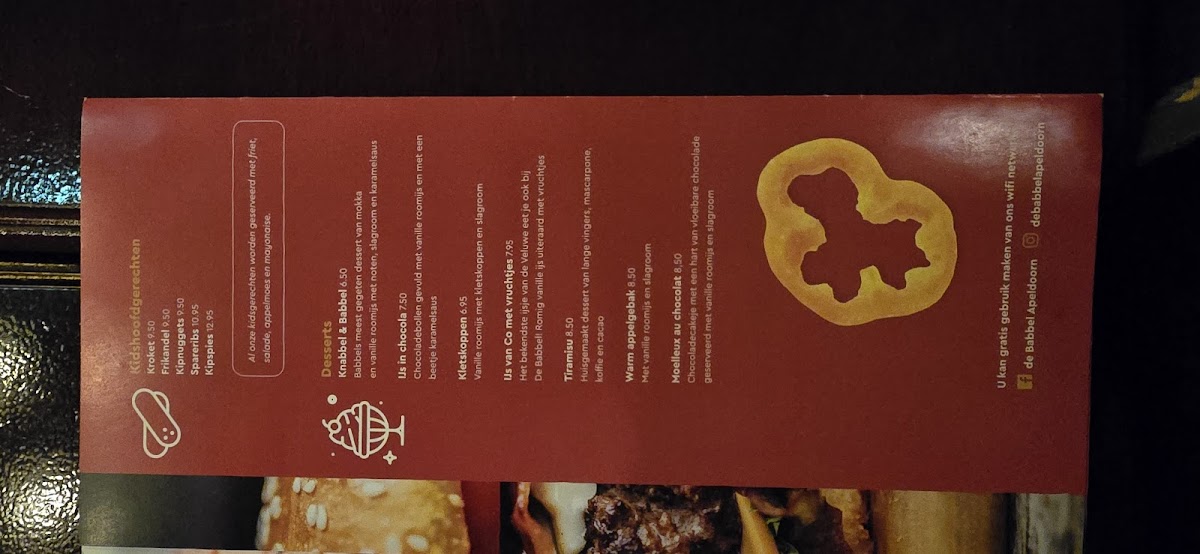 Menu De Babbel Apeldoorn-8