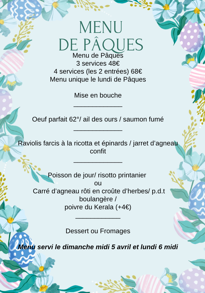 Menu De Bouche À Oreille-2