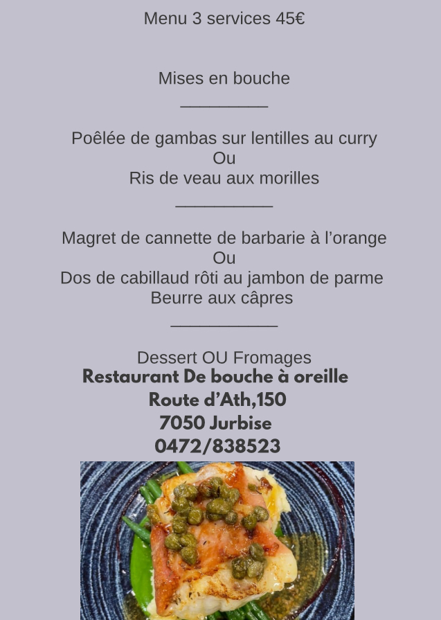Menu De Bouche À Oreille-5