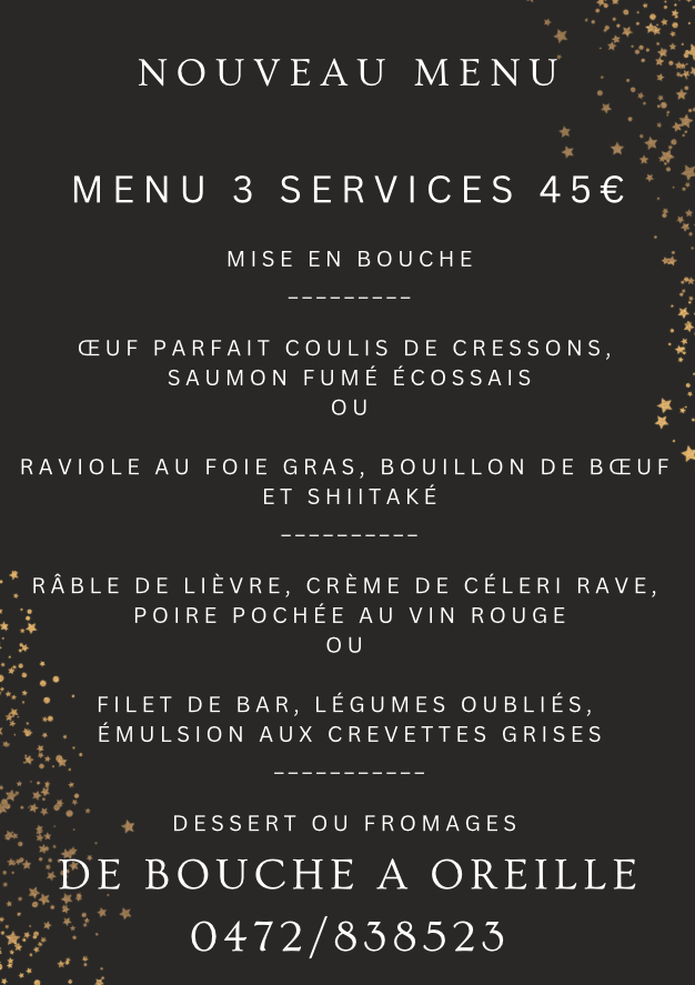 Menu De Bouche À Oreille-6
