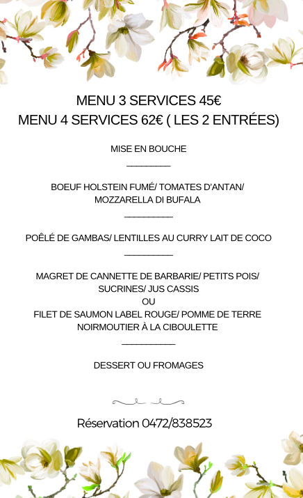 Menu De Bouche À Oreille-7