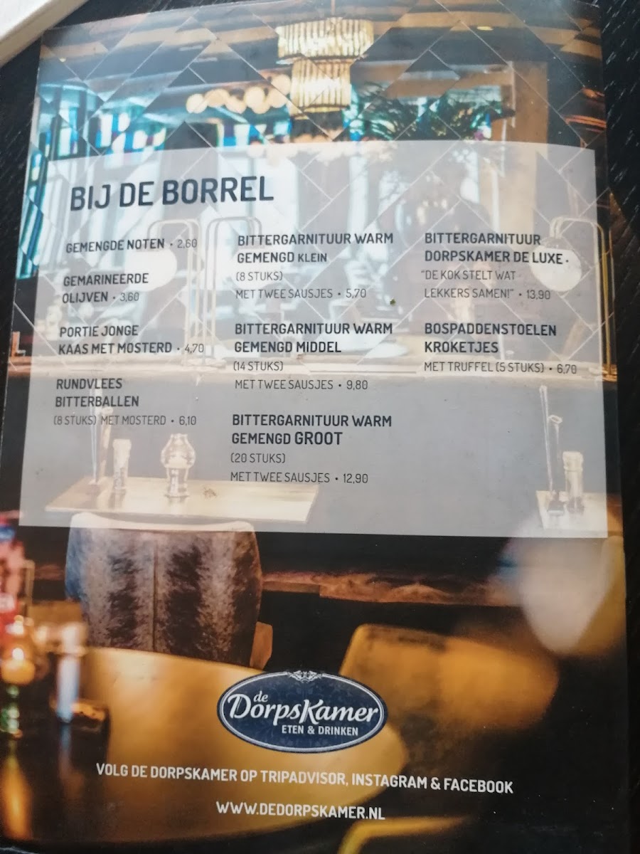 Menu De Dorpskamer Eten & Drinken-10