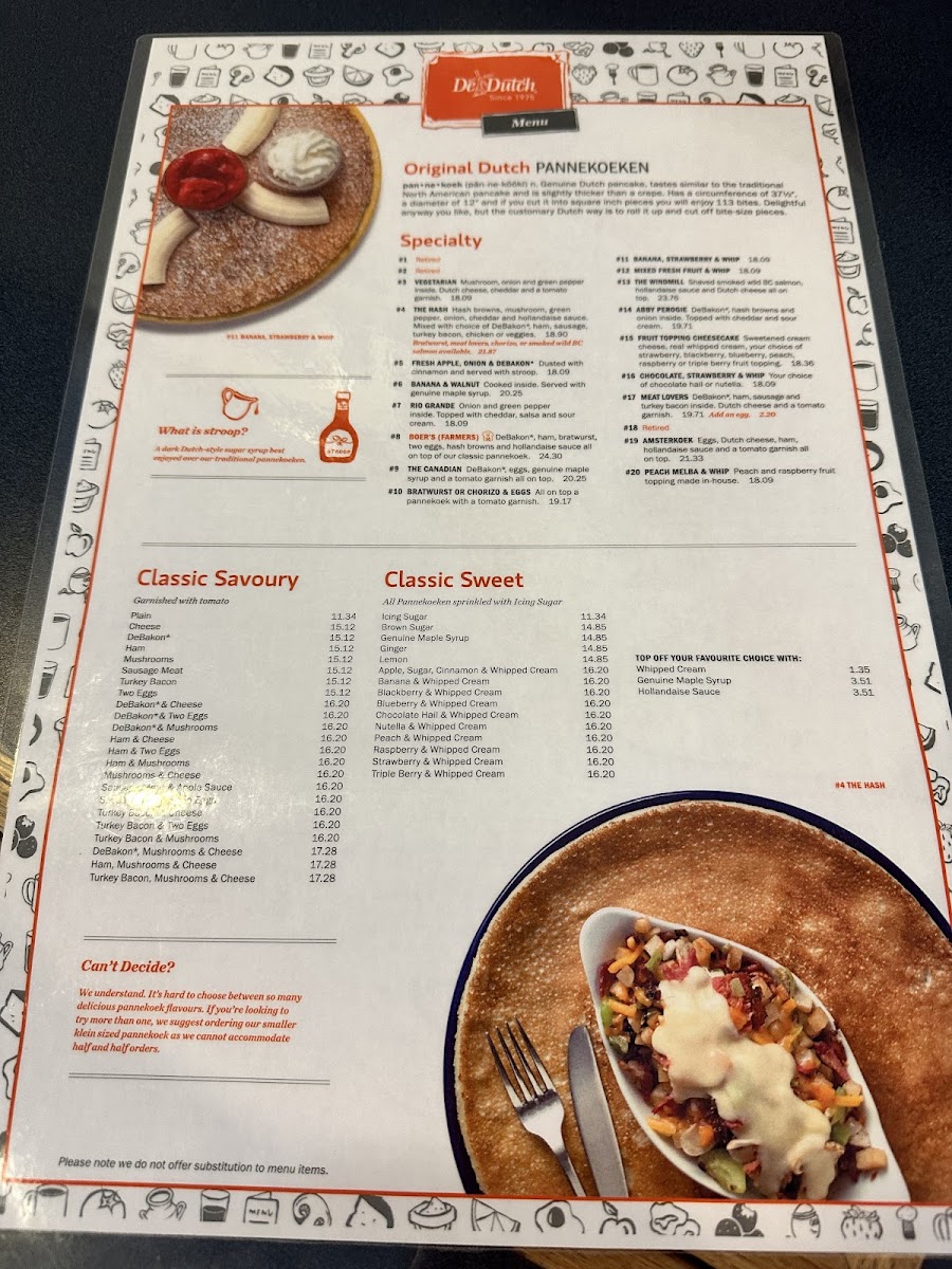 Menu De Dutch-10