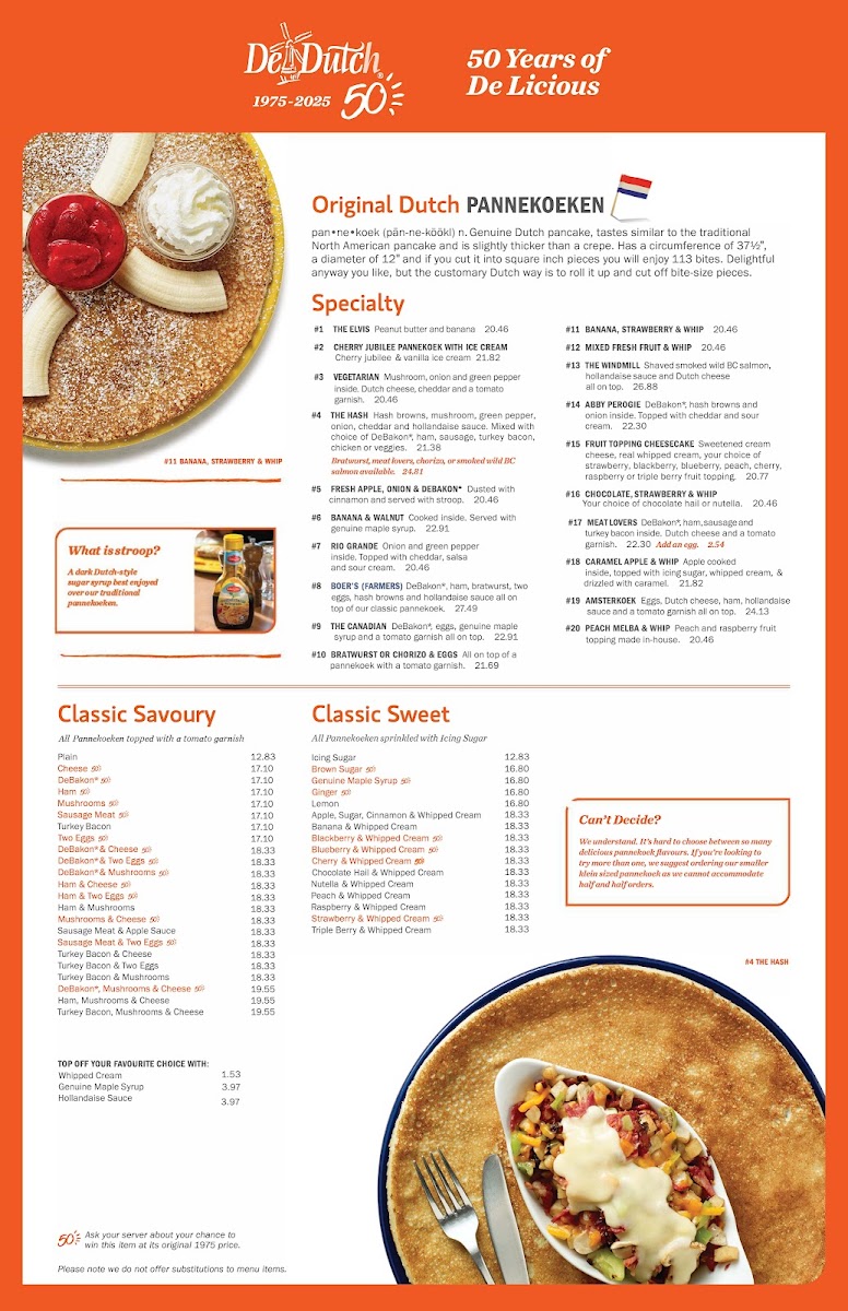 Menu De Dutch-2