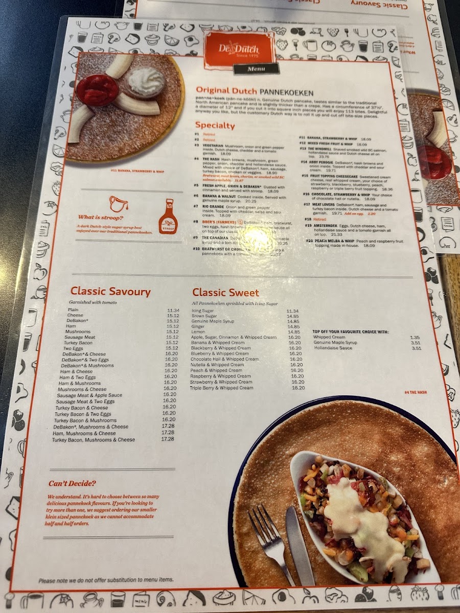 Menu De Dutch-5